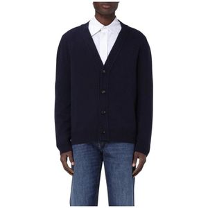 Bottega Veneta, Heren, Truien, Blauw, Maat: M Kasjmier,