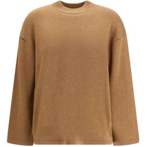 Max Mara, Dames, Truien, Bruin, Maat: S Wol,