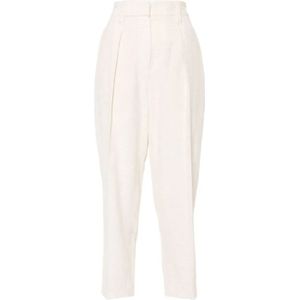 Brunello Cucinelli, Dames, Broeken, Beige, Maat: XS Corduroy,