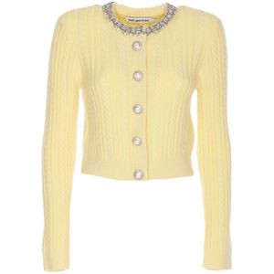 Self Portrait, Dames, Truien, Geel, Maat: S Wol,