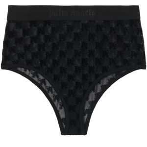 Palm Angels, Dames, Ondergoed, Zwart, Maat: XS Polyamide,