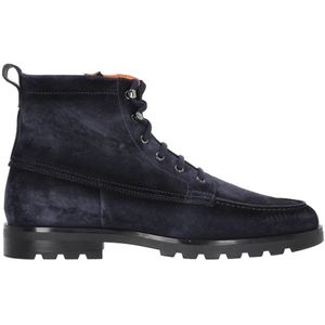 Santoni, Heren, Schoenen, Blauw, Maat: 40 EU Suède,