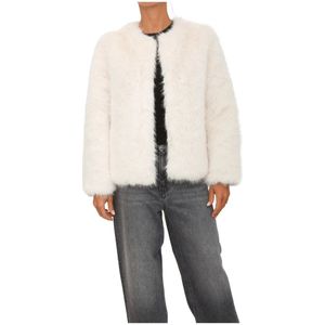 Iblues, Dames, Jassen, Wit, Maat: 2XS Poliester,