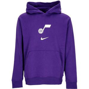 Nike, Heren, Sweatshirts & Hoodies, Paars, Maat: S Katoen,