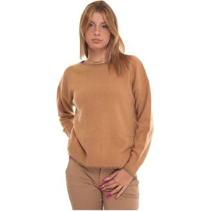 Liu Jo, Dames, Truien, Bruin, Maat: L Poliester,