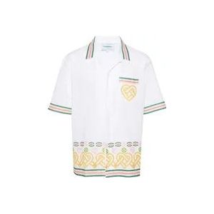 Casablanca Gradient Hart Shirt , White , Heren , Maat: XL