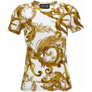 Versace Jeans Couture, Dames, Tops, Veelkleurig, Maat: L