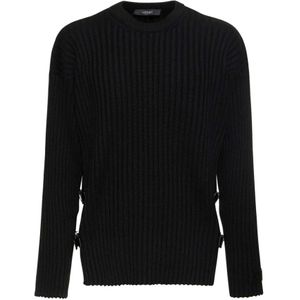 Versace, Heren, Truien, Zwart, Maat: XL Wol,