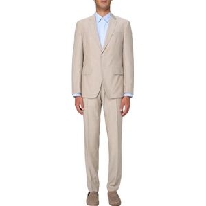 Hugo, Heren, Pakken, Beige, Maat: S Katoen,