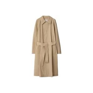 Burberry Beige Equestrian Knight Coat , Beige , Heren , Maat: S