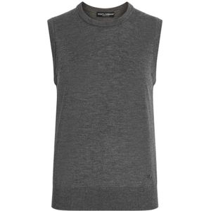 Dolce & Gabbana, Dames, Truien, Grijs, Maat: L