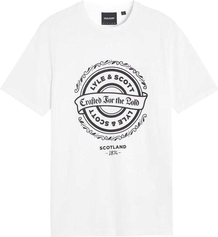 Lyle & Scott, Heren, Tops, Wit, Maat: XS