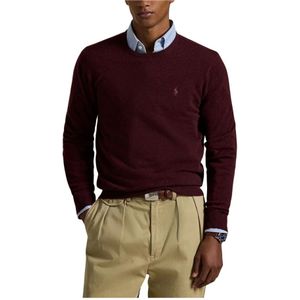 Polo Ralph Lauren - Bordeaux Wollen Trui - Heren - Lange Mouw