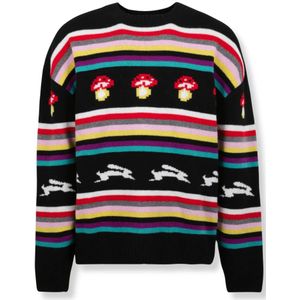 Msgm, Heren, Truien, Veelkleurig, Maat: M Wol,