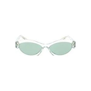 Prada Stijlvolle UV-beschermende zonnebril , Green , Dames , Maat: 55 MM