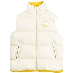 Moncler, Dames, Jassen, Wit, Maat: XL Polyamide,