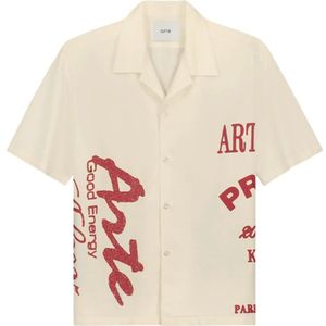 Arte Antwerp - Korte Mouw Overhemd - Rood - Katoen