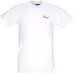 Usual, Heren, Tops, Wit, Maat: XL Katoen,