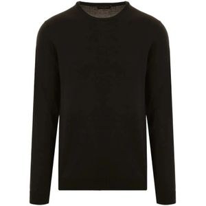 Roberto Collina, Heren, Truien, Bruin, Maat: M Wol,