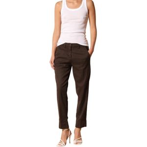 Mason's, Dames, Broeken, Bruin, Maat: XS Katoen,