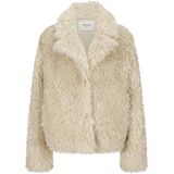 FANIWO - Winterjas - Effen - Nepbont - Warm Gevoerd - Losse Pasvorm