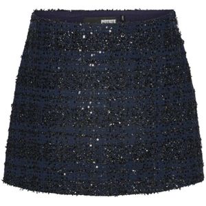 Rotate Birger Christensen, Dames, Rokken, Blauw, Maat: XS Poliester,