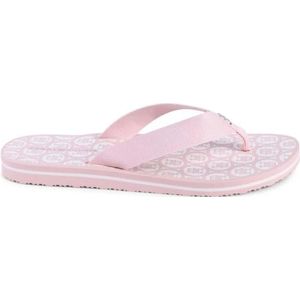 Tommy Hilfiger - Dames - Roze - Polyester - Casual Zomer Flip Flops