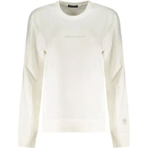 North Sails, Dames, Sweatshirts & Hoodies, Wit, Maat: S Katoen,