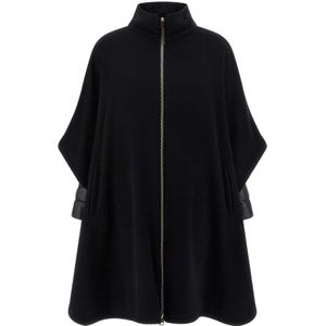 Herno, Dames, Jurken, Zwart, Maat: M Wol,