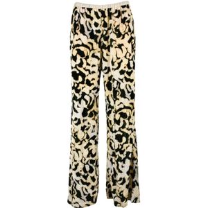 Forte Forte, Dames, Broeken, Veelkleurig, Maat: XS Viscose,