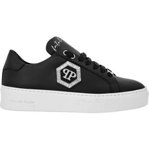Philipp Plein, Dames, Schoenen, Zwart, Maat: 35 EU Leer,