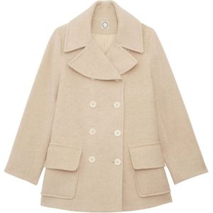 Ines de la Fressange Paris, Dames, Mantels, Beige, Maat: XS