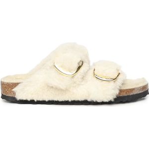 Birkenstock - Arizona Big Buckle - Slippers - Beige - Dames