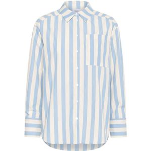 Saint Tropez, Dames, Blouses & Shirts, Blauw, Maat: S