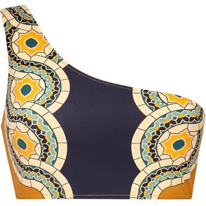 La DoubleJ, Dames, Badkleding, Blauw, Maat: L Polyamide,