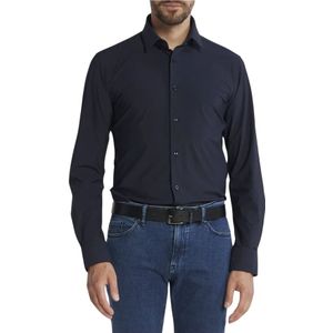 Hugo, Heren, Overhemden, Blauw, Maat: 3XL Jersey,