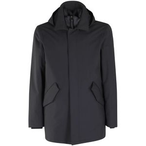 People of Shibuya, Heren, Mantels, Zwart, Maat: S