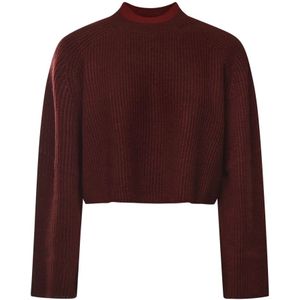 Max Mara, Dames, Truien, Rood, Maat: L Wol,