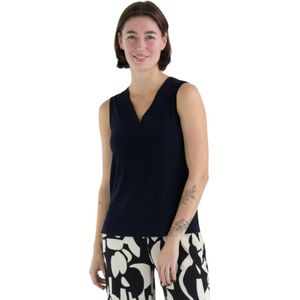 Joseph Ribkoff, Dames, Tops, Blauw, Maat: 2XL Poliester,