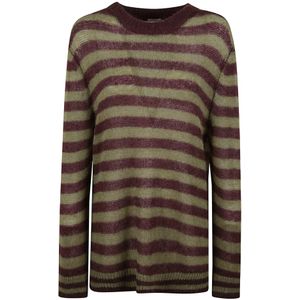 Massimo Alba, Dames, Truien, Bruin, Maat: M Polyamide,