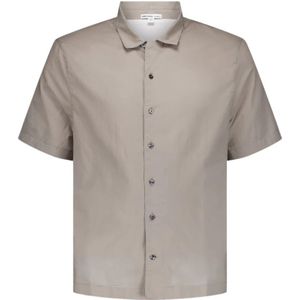 James Perse, Heren, Overhemden, Grijs, Maat: S Katoen,