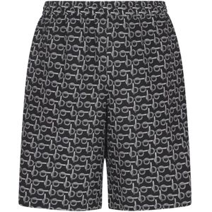 Burberry, Heren, Korte broeken, Zwart, Maat: L Zijde,