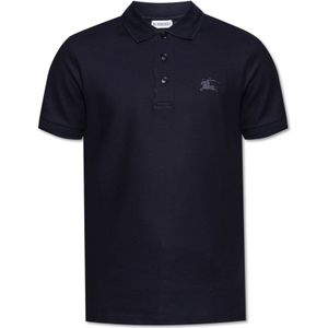 Burberry, Heren, Tops, Blauw, Maat: 3XL Katoen,