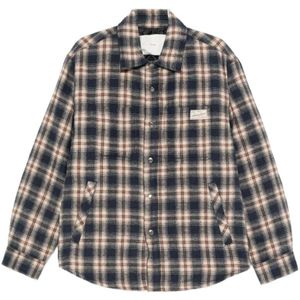 Dunst, Heren, Overhemden, Veelkleurig, Maat: L Zijde,