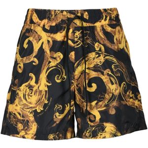 Versace Jeans Couture, Heren, Korte broeken, Veelkleurig, Maat: 2XL Nylon,