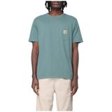 Carhartt WIP - Shirt - Groen - Jersey - Kwartmouw