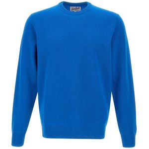 MC2 Saint Barth, Heren, Truien, Blauw, Maat: L Wol,