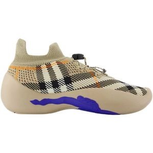 Burberry Neptune Sneakers - Nylon - Beige , Beige , Dames , Maat: 36 EU