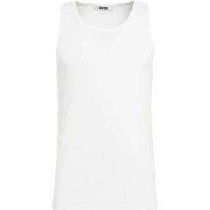 Mauro Grifoni, Heren, Tops, Wit, Maat: L Katoen,