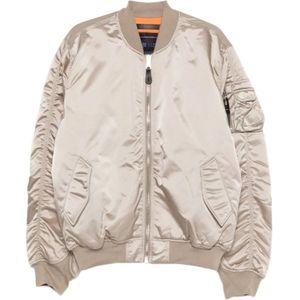 Alpha Industries, Heren, Jassen, Beige, Maat: M Nylon,